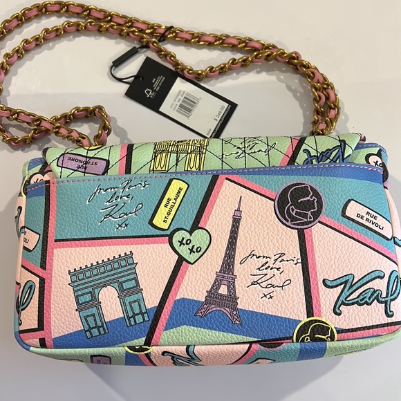 NWT Karl Lagerfeld Aguness Shoulder Bag - Picture 4 of 7